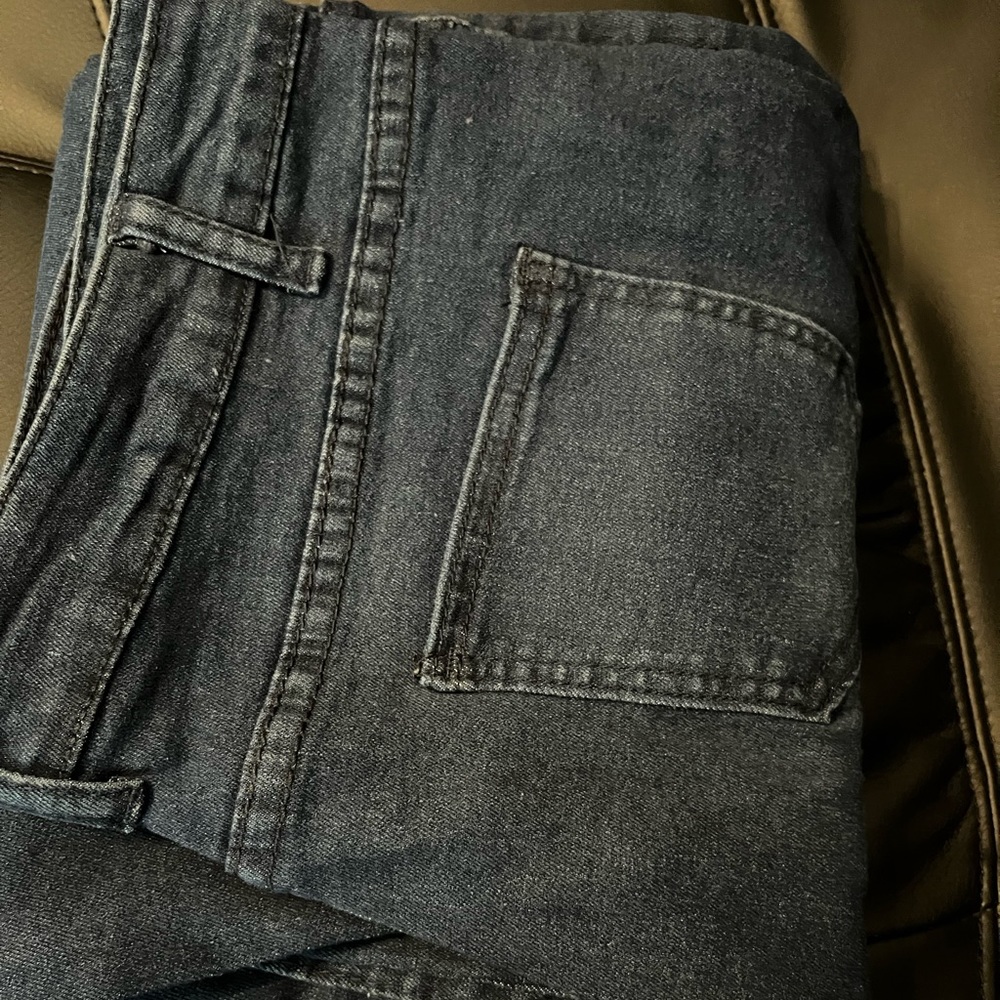 Flared Dark Blue Jeans - Picture 9 of 9
